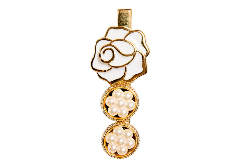 Pearl Rose Clip